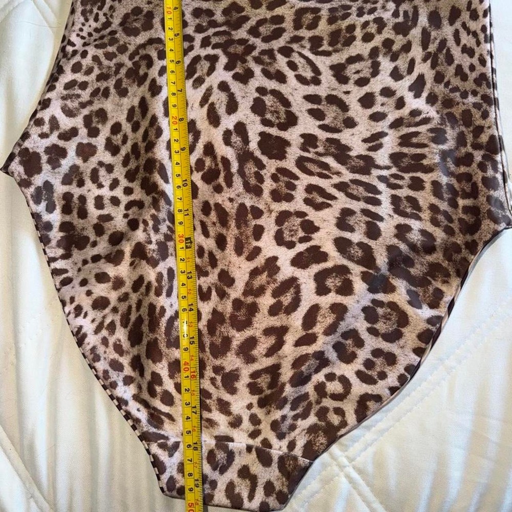 Baiia Samba Reversible‎ Leopard Stripe Bikini Set Size 8 Est - Picture 7 of 8
